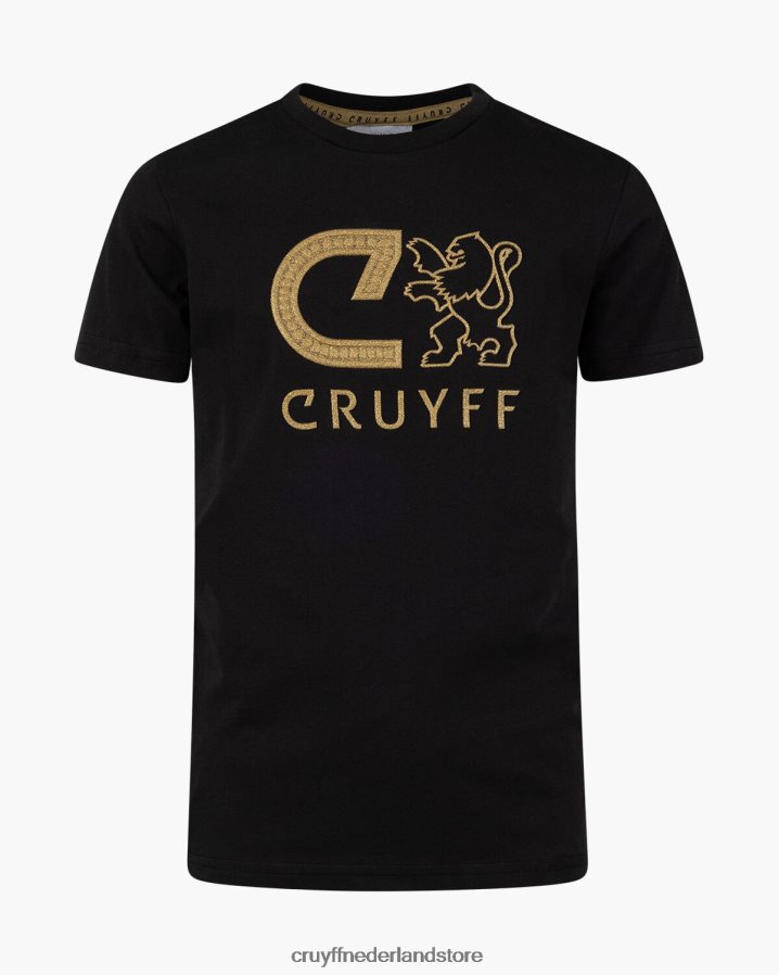 junior gewaagd T-stuk Cruyff 62R2P81130 zwart t-shirt