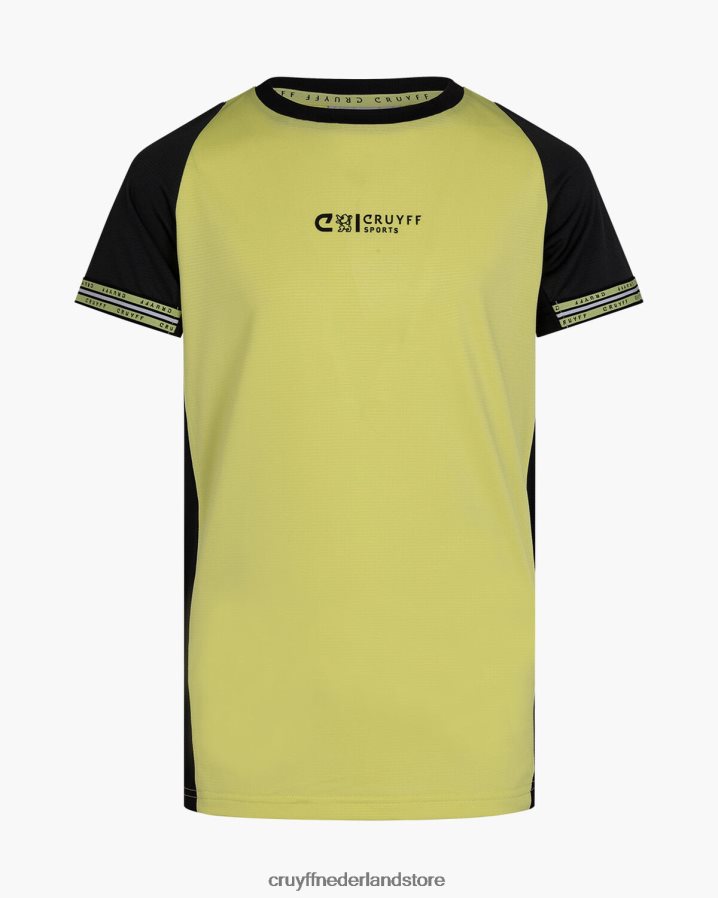 junior hoef tee Cruyff 62R2P81085 limoen t-shirt