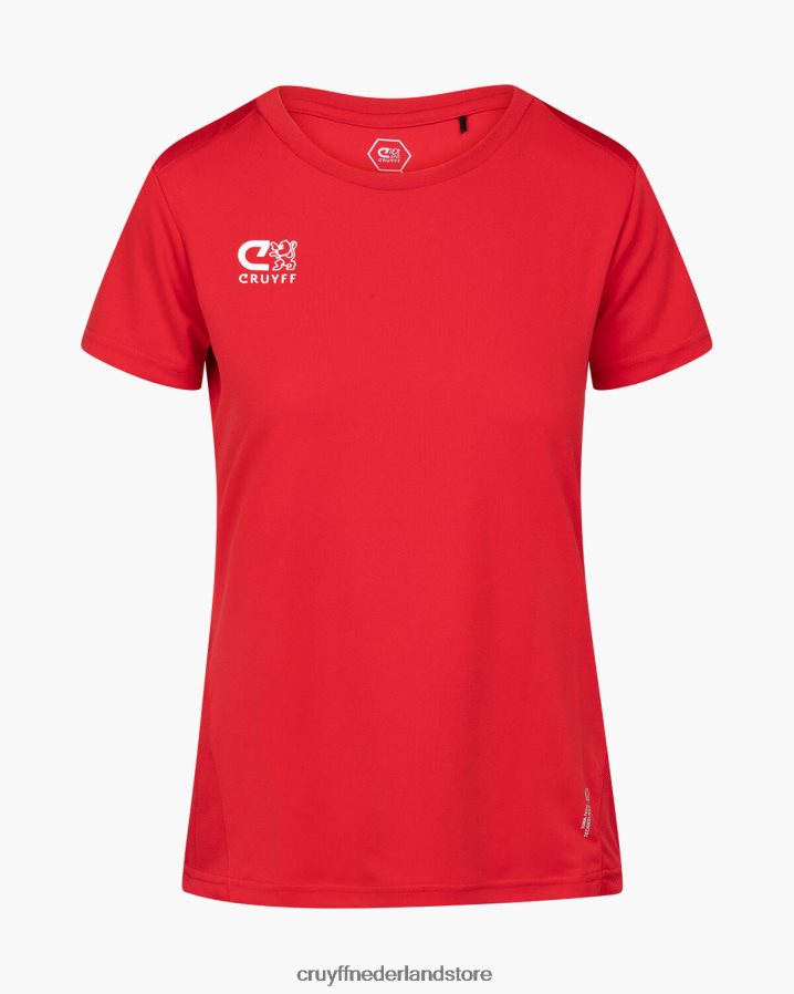 vrouwen trainingsshirt Cruyff 62R2P81009 rood shirt