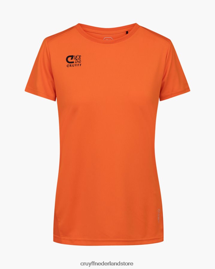 vrouwen trainingsshirt Cruyff 62R2P81010 oranje shirt